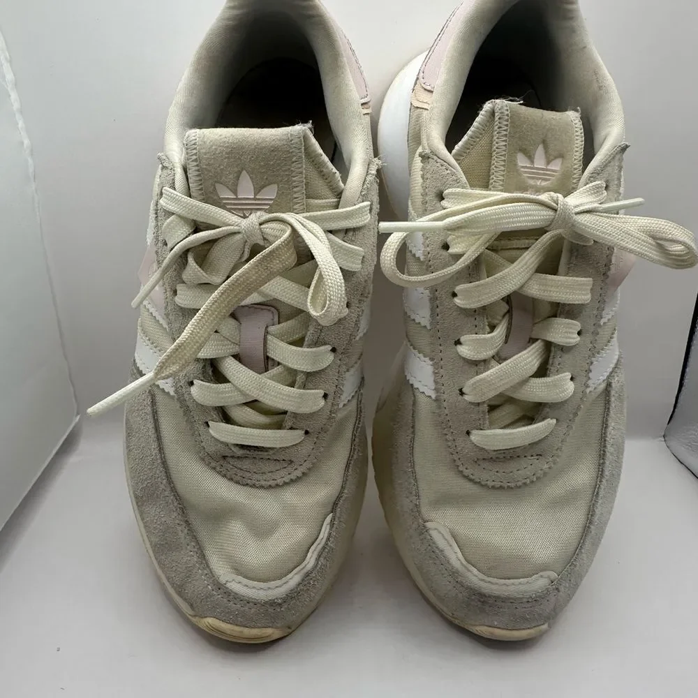 Adidas Retropy F2 Women's Shoes SIZE 6.5 6 1/2 OFFWHITE / ALMOST PINK GW9408